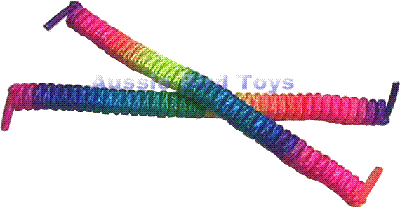 RM RBSL RAINBOW CURLY SHOE LACES (24 