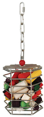 PT 197 LARGE BAFFLE CAGE, STAINLESS STEEL (UNFILLED)