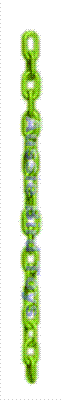 RM PC1G 1 INCH GREEN PLASTIC CHAIN PER FOOT